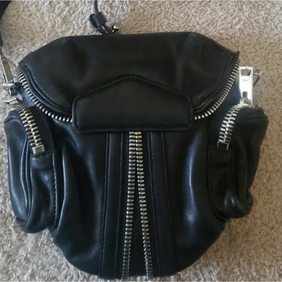 Alexander Wang Mini Marti Black Backpack Crossbody Bag - Picture 4 of 13